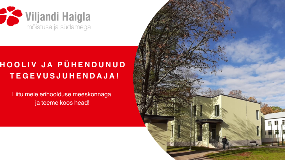 Tegevusjuhendaja erihoolekande osakonda